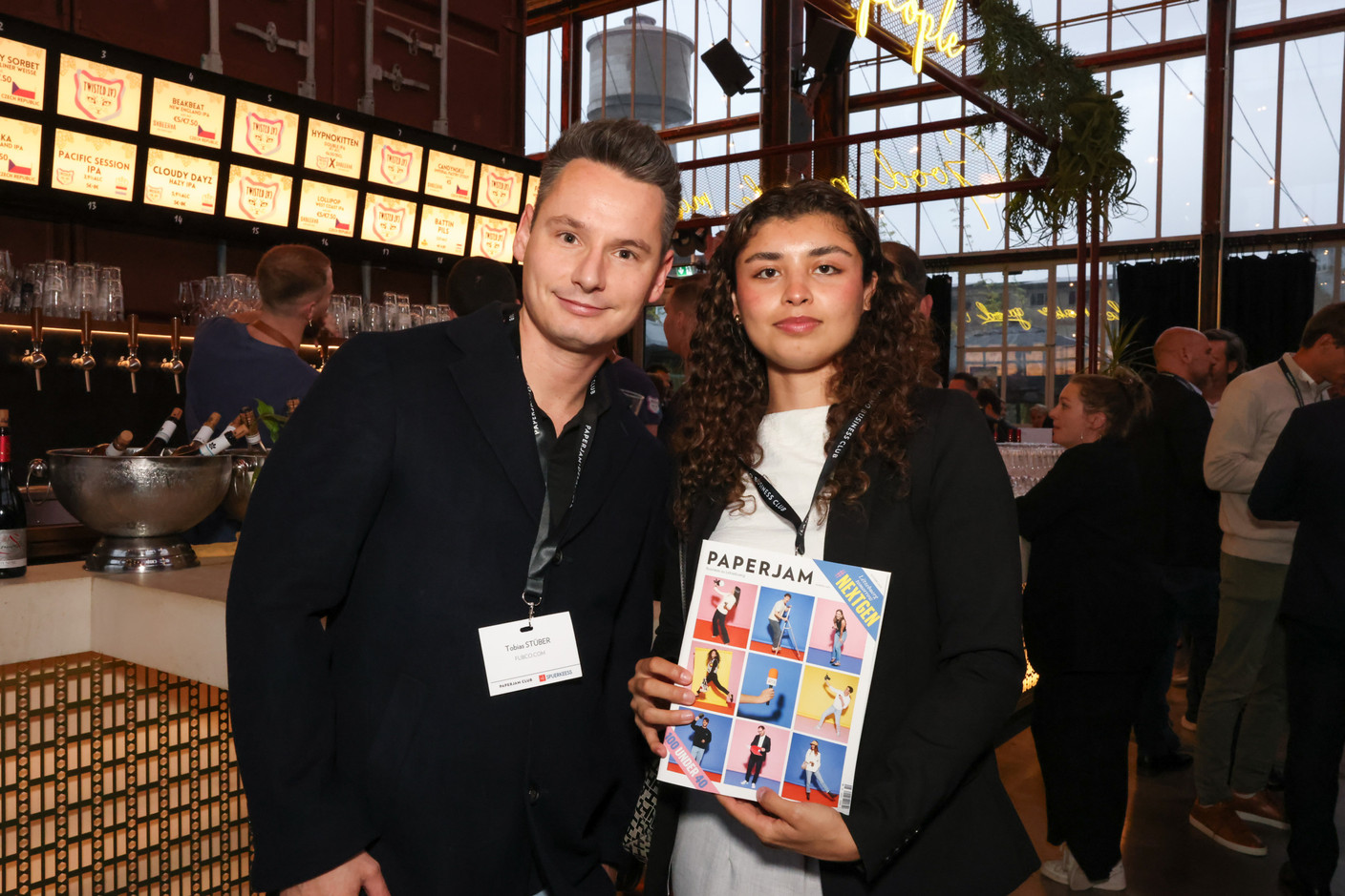Tobias Stüber et Brenda Hernandez (Flibco.com). (Photo: Marie Russillo/Maison Moderne)