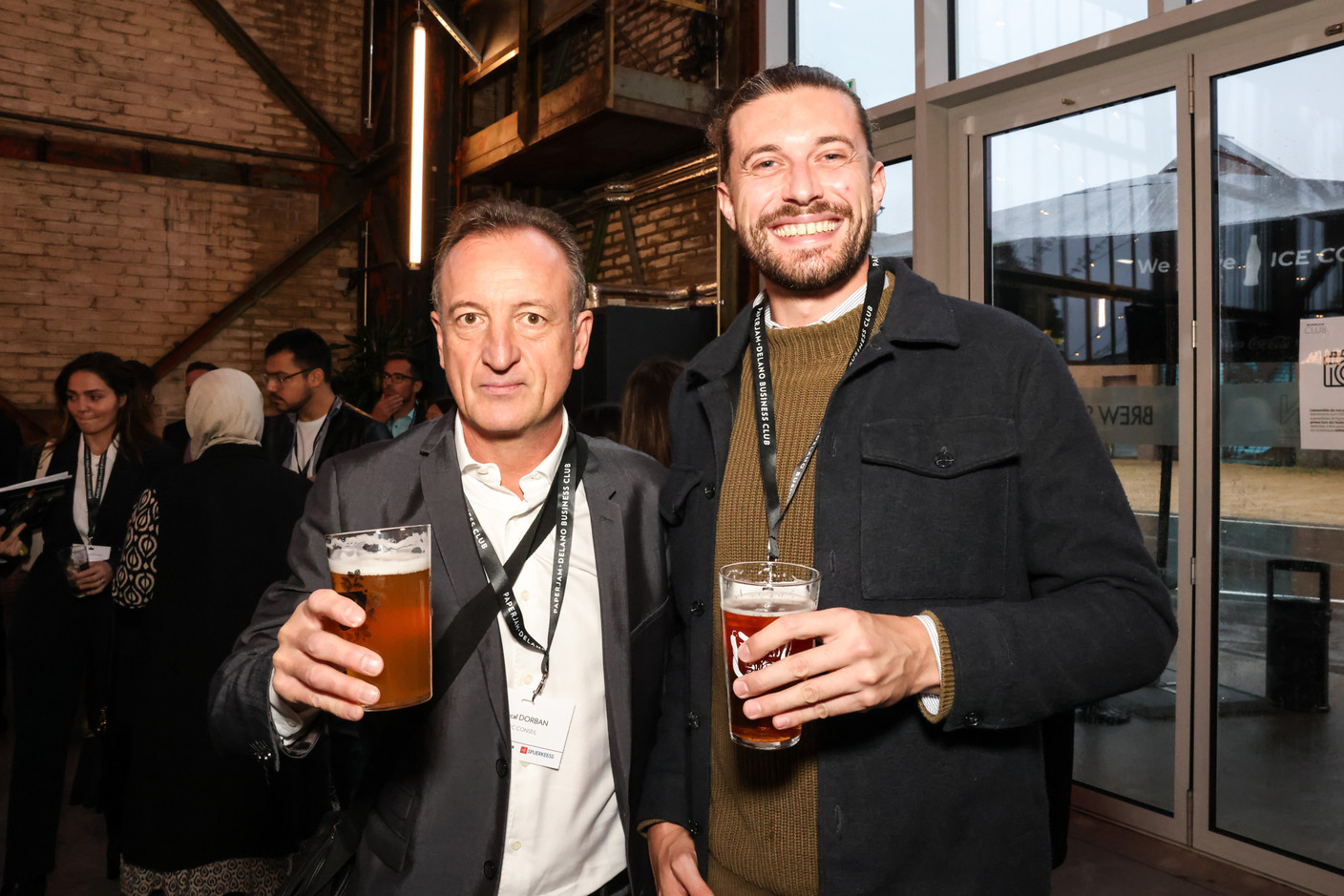 Pascal Dorban (SFC Conseil) et Romain Bour (Nexusgen). (Photo: Marie Russillo/Maison Moderne)