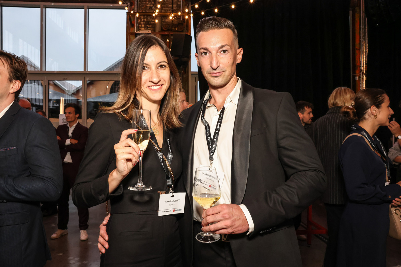 Amandine Gillet (Deloitte) et Pierre Braunshausen (SamHwaSteel). (Photo: Marie Russillo/Maison Moderne)