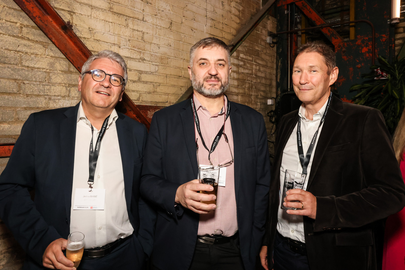 Jérôme Barbé (COBA Europe), Eric Plasson (Randstad Luxembourg) et Guy Schosseler (SFC Conseil). (Photo: Marie Russillo/Maison Moderne)