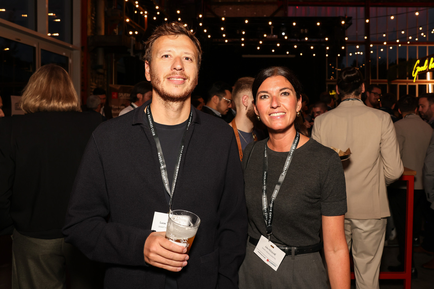 Lucas Tutelaire et Julie Houlné (Smart Media & Digital). (Photo: Marie Russillo/Maison Moderne)