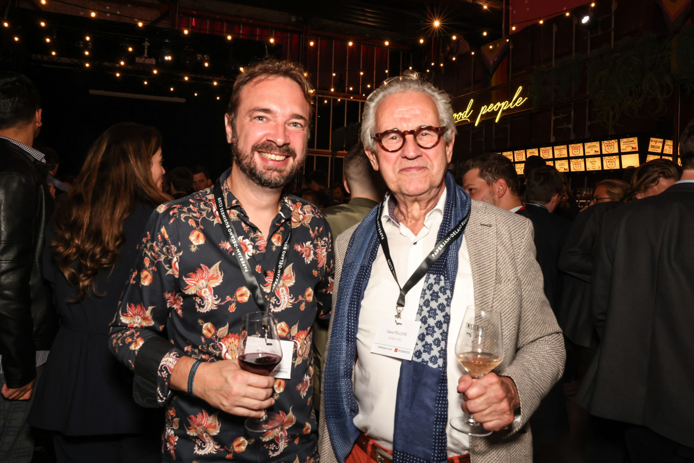 Philippe Genot (Schroeder & associés) et Denis Fellens (InterLycées). (Photo: Marie Russillo/Maison Moderne)