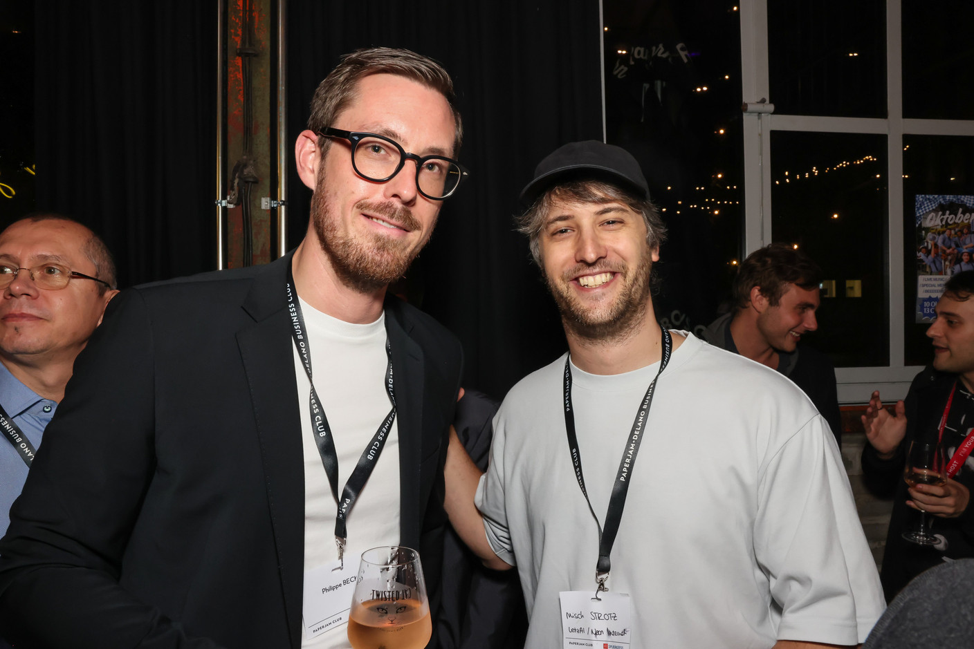 Philippe Beck et Misch Strotz (Neon Internet). (Photo: Marie Russillo/Maison Moderne)