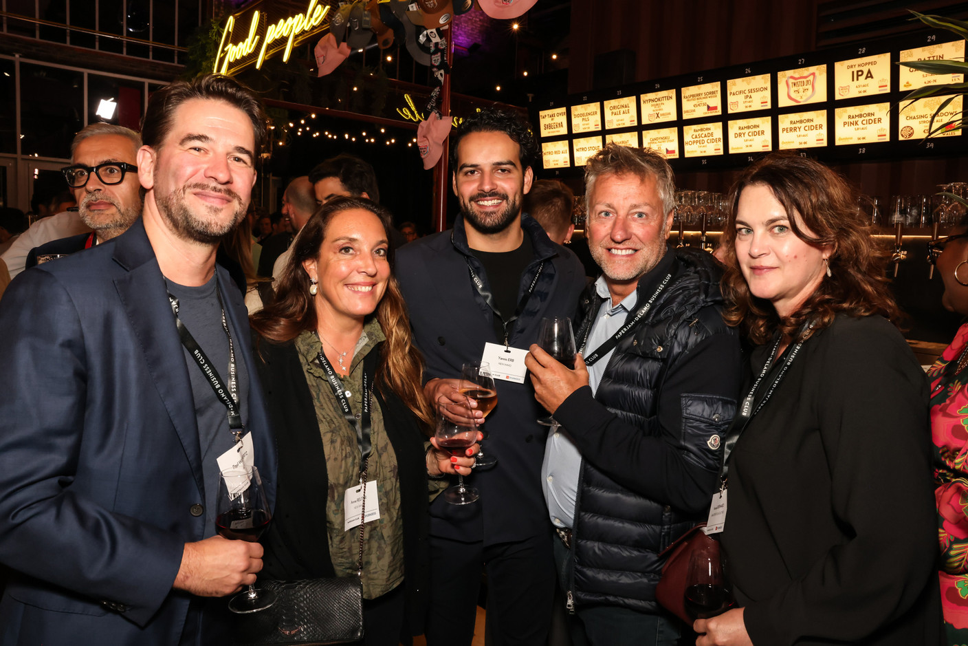 Paul Wilwertz (ABBL), Anne Reuter, Yannis Erb, Olivier Martin (New Immo) et Anouk Bernard (Ministère de la Culture). (Photo: Marie Russillo/Maison Moderne)