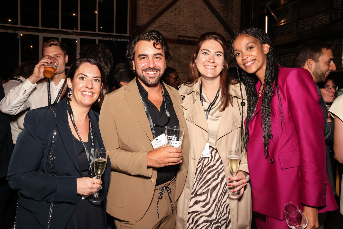 Alexa Ballmann (Institut de beauté Alexa Ballmann), Lionel Ferber (Ferber Group), Lynn Warken (Lëtzebuerger Journal) et Jana Degrott (Powher). (Photo: Marie Russillo/Maison Moderne)