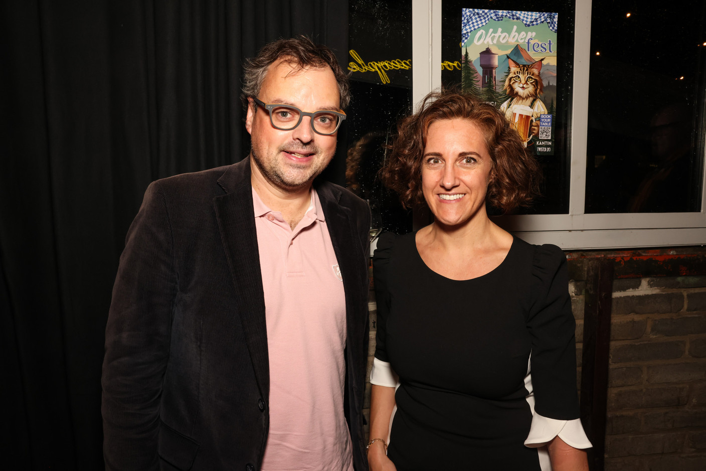 Mathieu Lafond et Maria San Cristobal (AXA Luxembourg). (Photo: Marie Russillo/Maison Moderne)