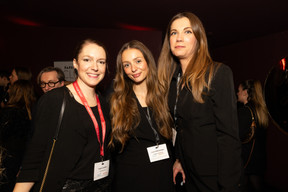Virginie Laurent (Paperjam Club), Louisa Marcolongo (Orange Luxembourg). (Photo: Eva Krins / Maison Moderne)