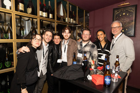 Aurélien Sibret, Virginie Daunois, Romain Sempels, Nicolas Mazius, Olivia Henen et Patrick Lesage (Takaneo). (Photo: Eva Krins / Maison Moderne)
