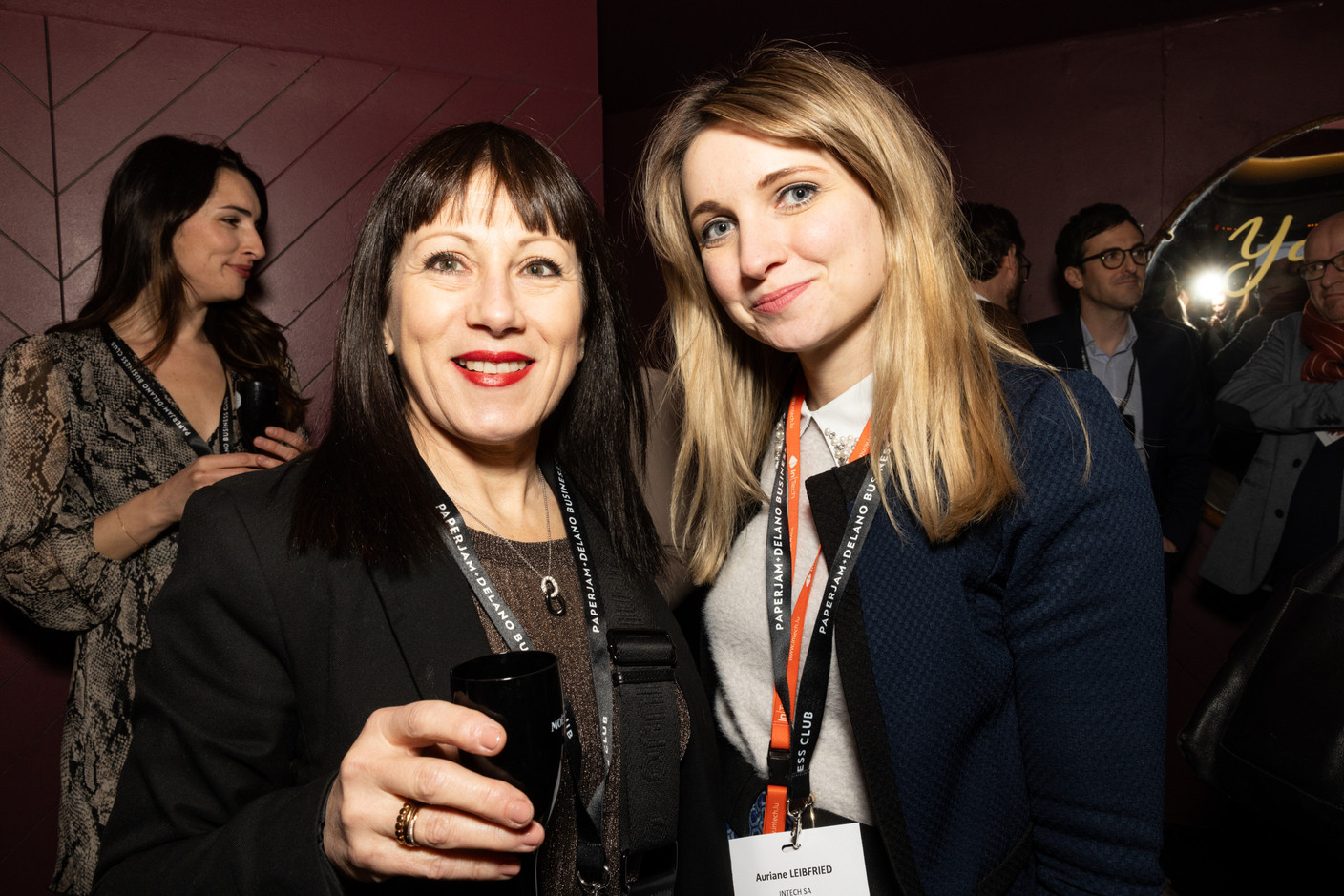 Angela Loge (Intech) et Auriane Leibfried (Intech). (Photo: Eva Krins / Maison Moderne)