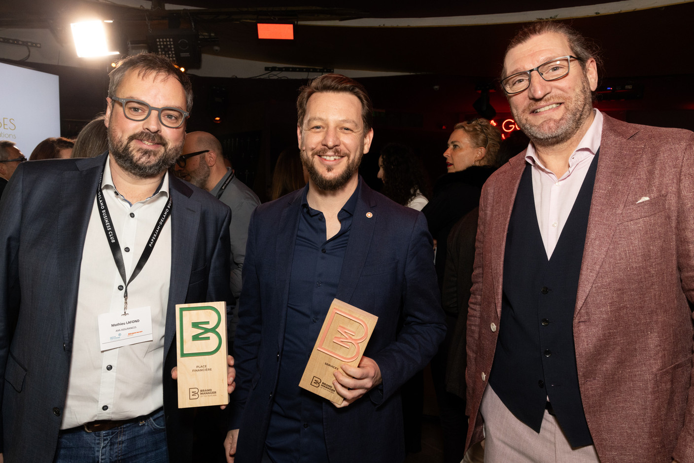 Mathieu Lafond (AXA Assurances), Romain Mary (Enovos Luxembourg) et André Hesse (Vous). (Photo: Eva Krins / Maison Moderne)