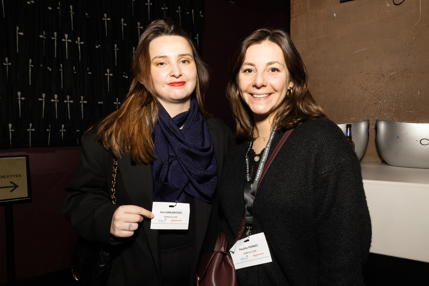 Ines Garlantezec et Pauline Piernez (Marks & Clerk). (Photo: Eva Krins / Maison Moderne)