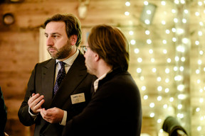 Christian Di Carlo (Quintet) au cocktail d'hiver de Lafo à la Brasserie Schuman, le 11 février 2025. (Photo: Pancake! Photographie)