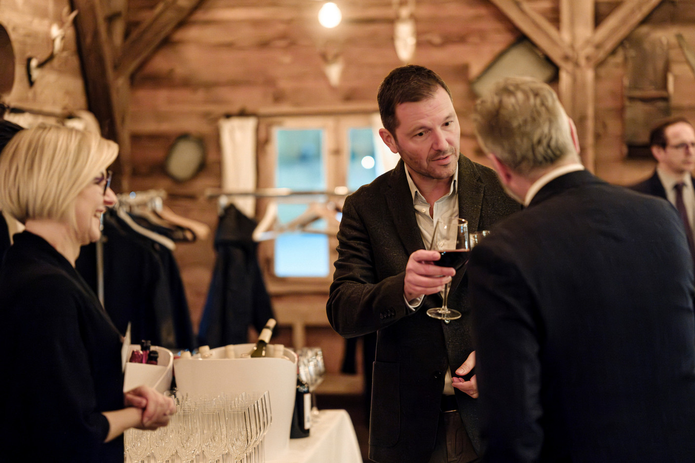 Pascal Rapallino (Lagonda Advisory, Luxembourg Association of Family Offices) lors du cocktail d'hiver de la Lafo à la Brasserie Schuman, le 11 février 2025. (Photo: Pancake! Photographie)