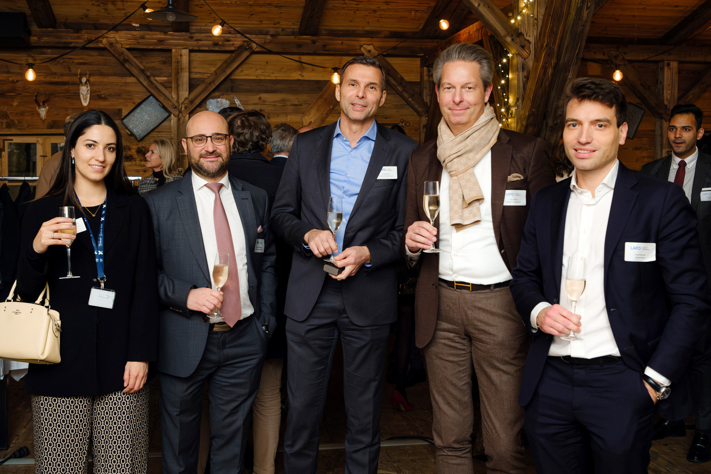 Stephane Castrogiovanni (BNP Paribas Wealth Management), Thorsten Preckur (Deutsche Bank Luxembourg), Dirk Lichtherz (Colin&Cie), Tomas Deleener (Deutsche Bank). (Photo: Pancake! Photographie)