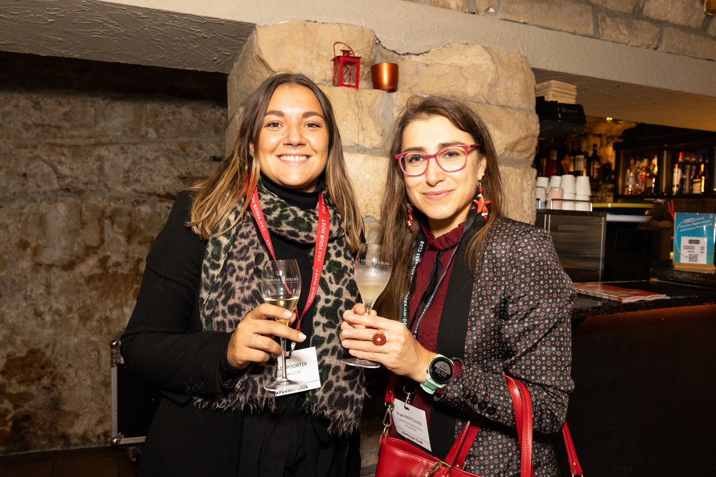 Céline Depoorter (Paperjam Club) et Angela Mantovani (Lombard International Assurance). (Photo: Eva Krins/Maison Moderne)