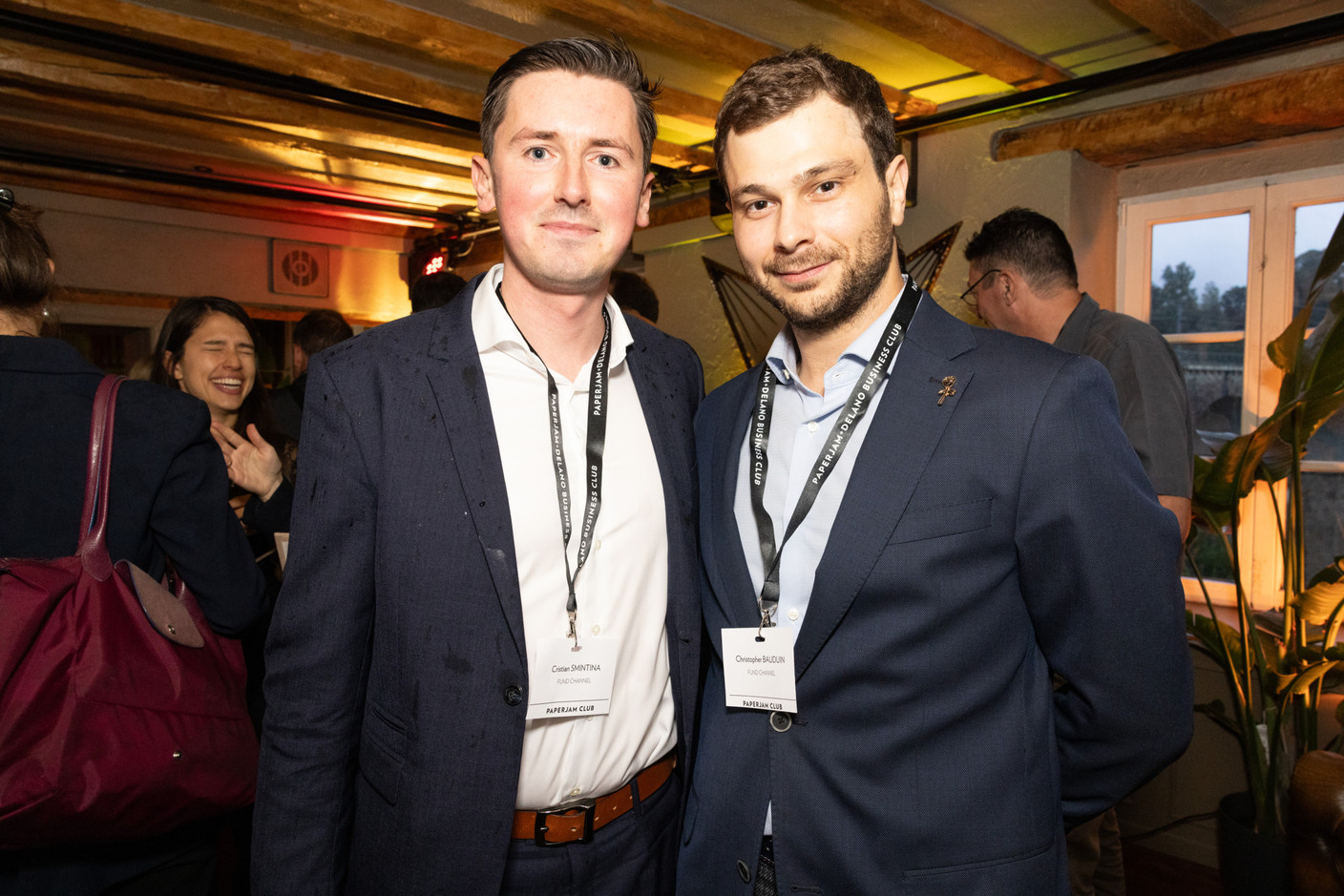 Cristian Smintina et Christopher Baudin (Fund Channel). (Photo: Eva Krins/Maison Moderne)