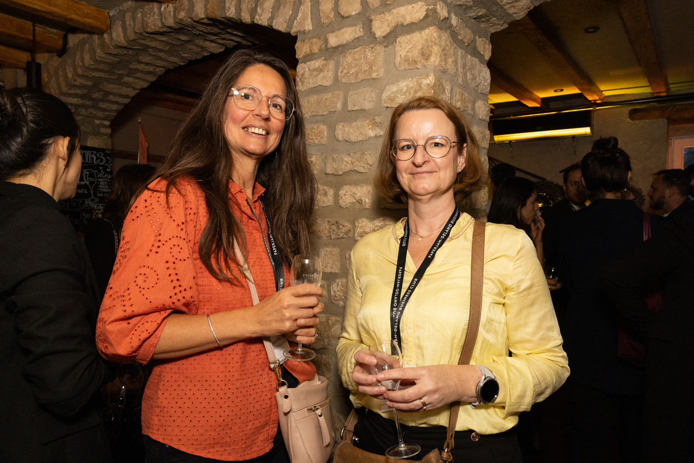 Virginie Noel et Carole Maziers (Caceis Investor Services Bank). (Photo: Eva Krins/Maison Moderne)