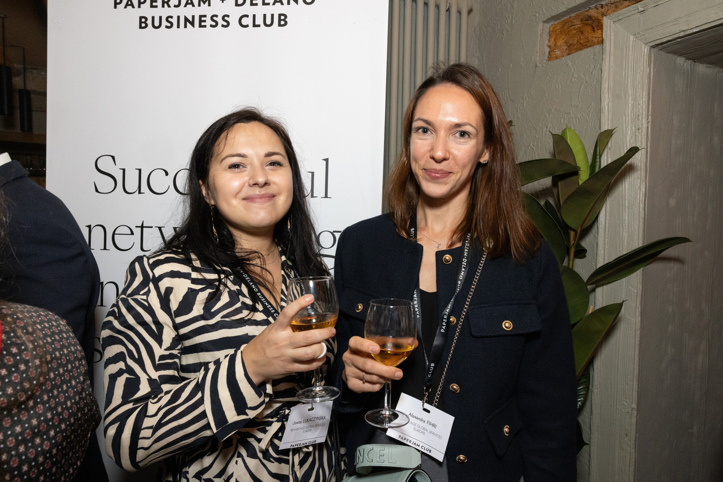 Jowita Lukaczynska et Alexandra Fihri (Avantage Global Services Europe). (Photo: Eva Krins/Maison Moderne)