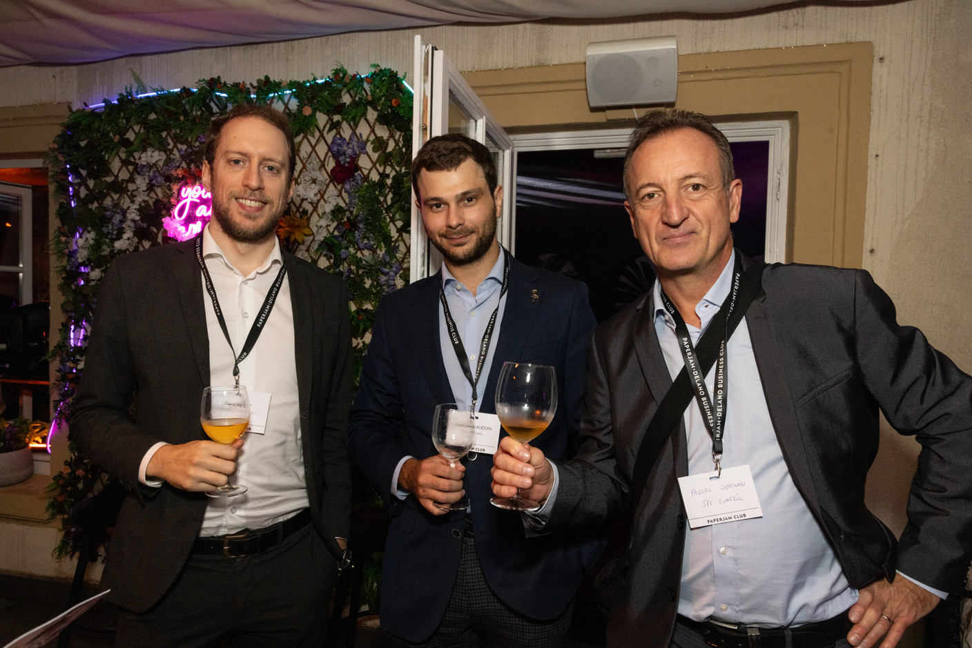 David Rulot (Square Management), Christopher Bauduin (Fund Channel) et Pascal Dorban (SFC Conseil). (Photo: Eva Krins/Maison Moderne)