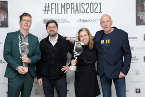 Mascha Halberstad, Tom van Gestel et la team Doghouse film ((Photo: Matic Zorman/Maison Moderne))
