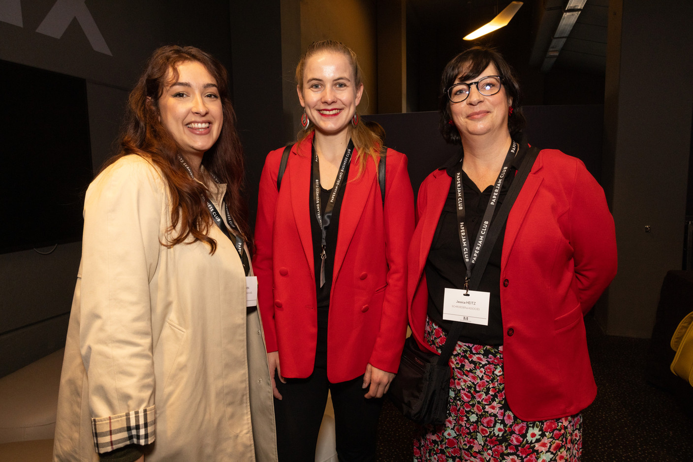 Elise Gohin, Estelle Muller et Jessica Heitz (Schroeder & Associés). (Photo: Eva Krins/Maison Moderne)