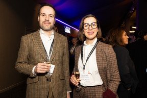 Noël Fernandez Puga et Adriana Valcacre (J. Safra Sarasin Fund Management Luxembourg). (Photo: Eva Krins/Maison Moderne)