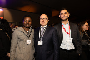 Wilfried Guissou (Education Luxembourg), Denton Lilley (House Dream) et Ray Zubairi (Paperjam Club). (Photo: Eva Krins/Maison Moderne)