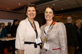 Vania Henry (ministère des Affaires Intérieures) et Emilie Allaert (Digital Minds). (Photo: Eva Krins/Maison Moderne)