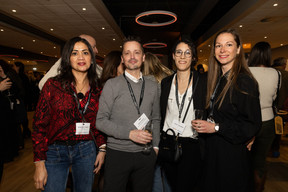 Norma Bello Cortes (JES'Tudio), Patrick Coelho (Properties Solutions Group), Ludivine Collignon et Emilie Scheidt (Savile.Law). (Photo: Eva Krins/Maison Moderne)