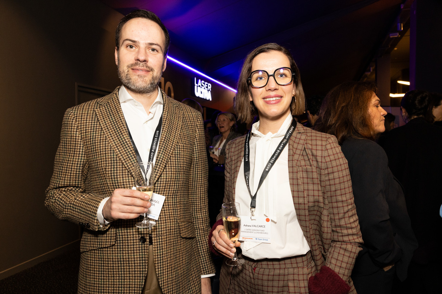 Noël Fernandez Puga et Adriana Valcacre (J. Safra Sarasin Fund Management Luxembourg). (Photo: Eva Krins/Maison Moderne)