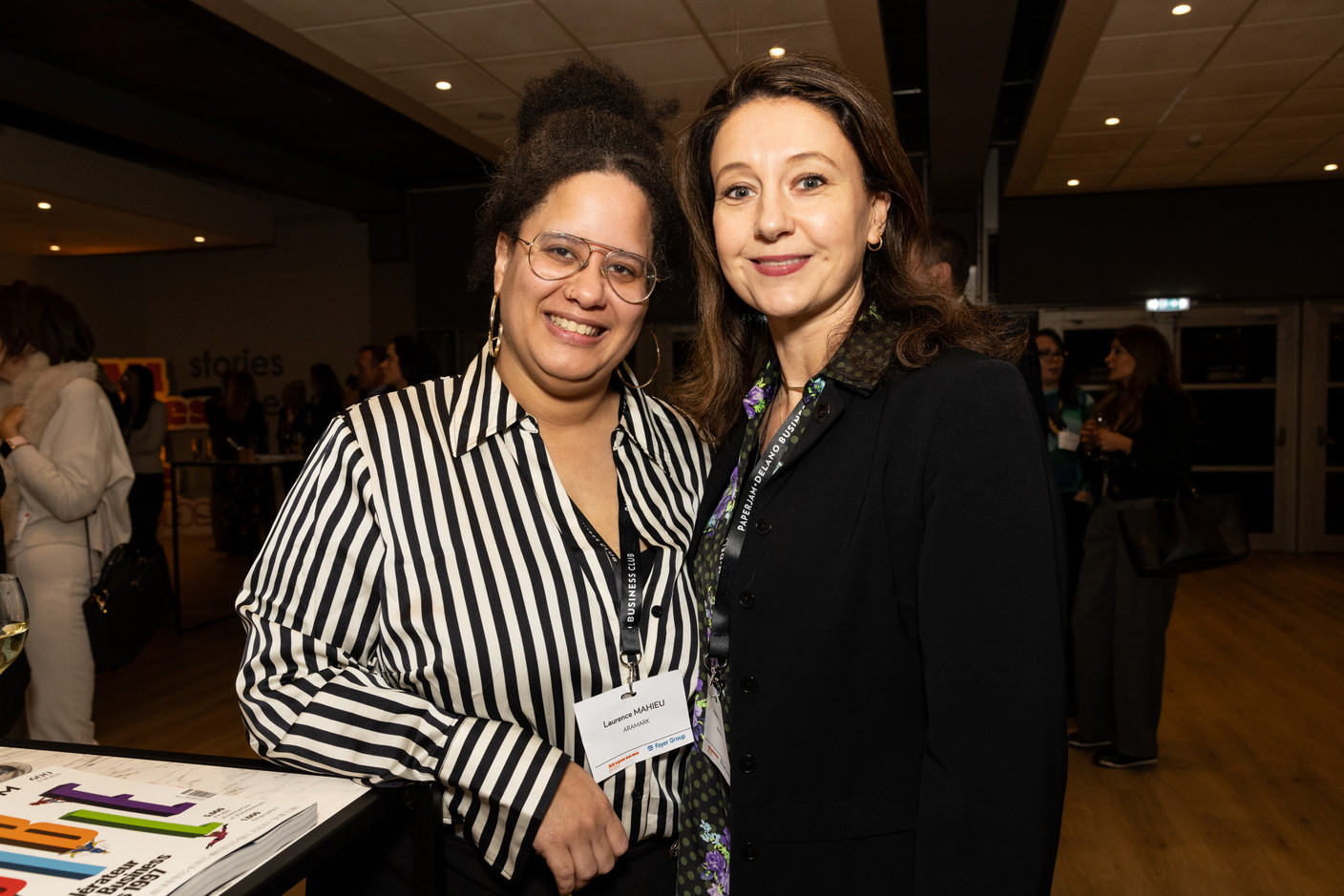Laurence Mahieu et Manuella Hoste (Aramark). (Photo: Eva Krins/Maison Moderne)