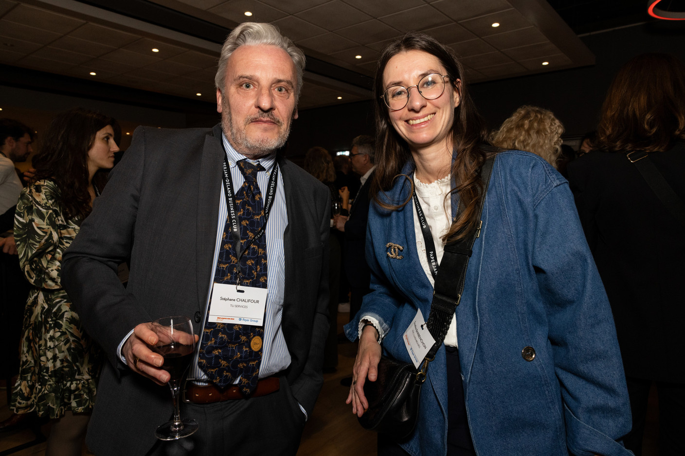 Stéphane Chalifour (TLI Services) et Emeline Barbenchon (PwC Luxembourg). (Photo: Eva Krins/Maison Moderne)