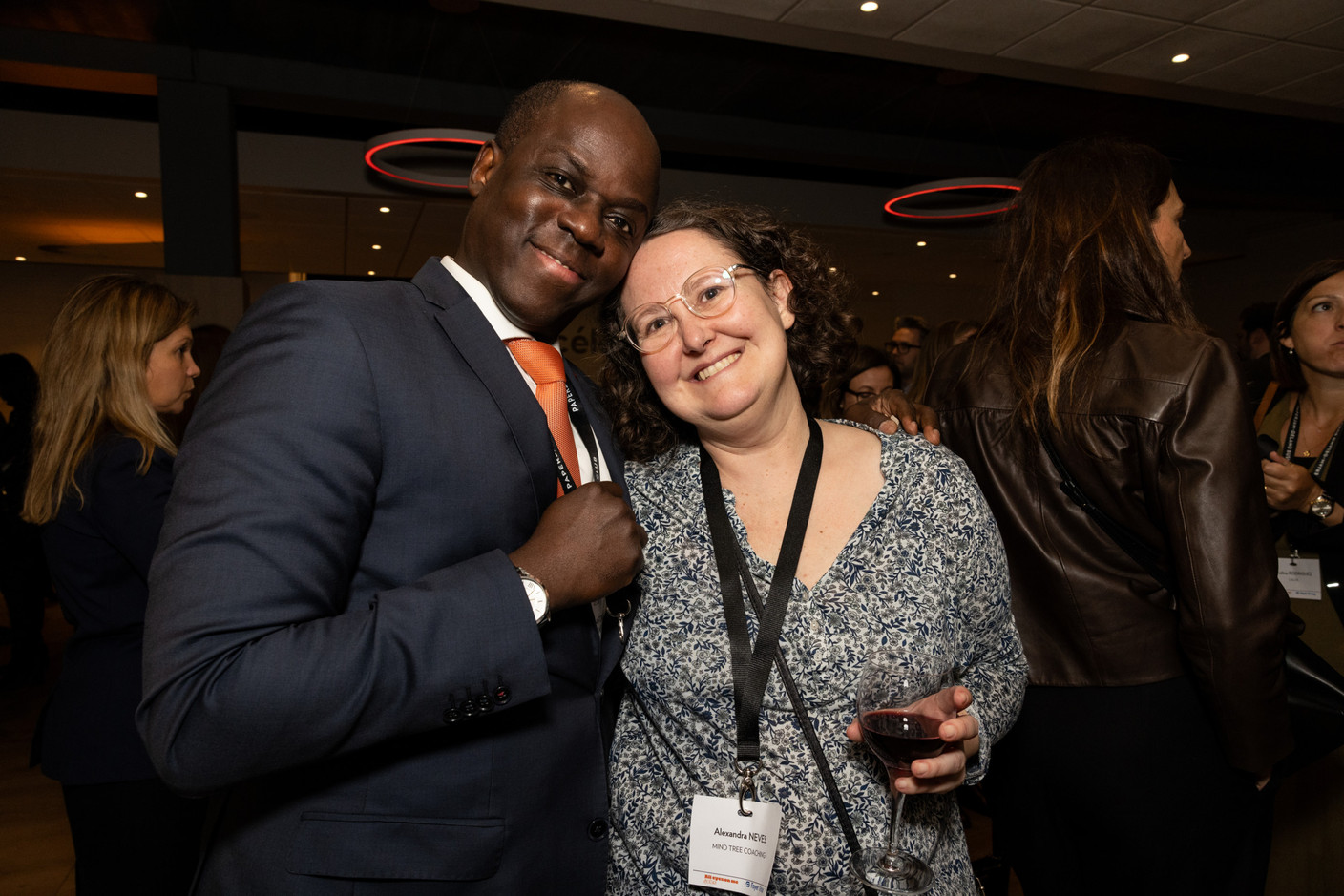 Thomas Antoine Williams (Thomas Augstine Antoine Williams) et Alexandra Neves (Mind Tree Coaching). (Photo: Eva Krins/Maison Moderne)