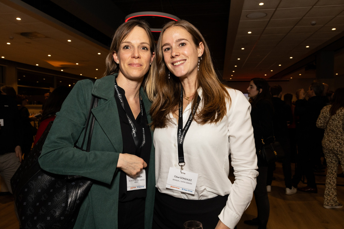 Stéphanie Neissen (Baloise Distribution - Agence Mersch) et Chloé Gonzalez (Banque J- Safra Sarasin). (Photo: Eva Krins/Maison Moderne)