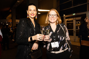Olga Jeczmyk (Odgers Berndtson) et Irene Mäkelä (Skyinq). (Photo: Eva Krins/Maison Moderne)