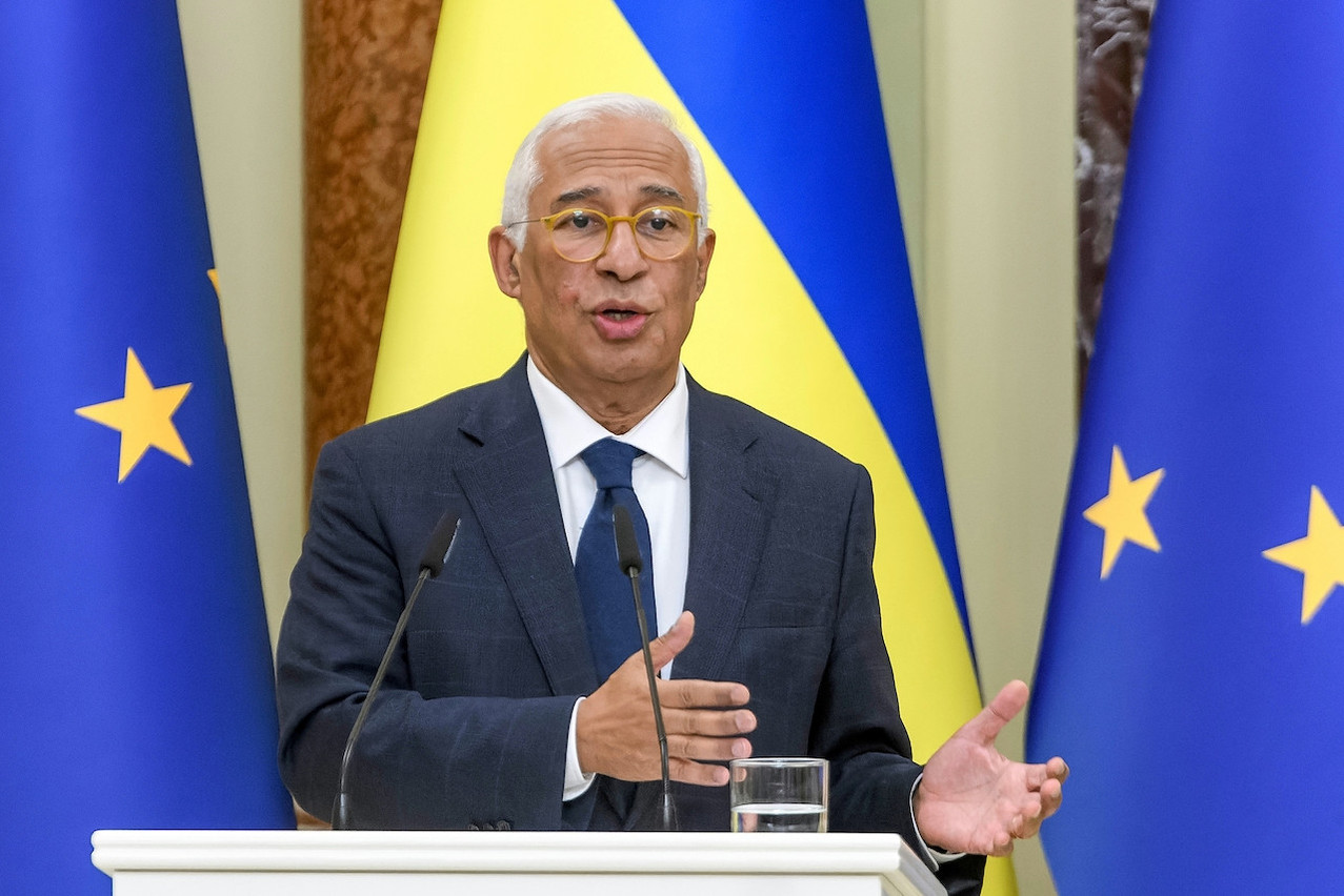 Le président du Conseil européen António Costa réunit les 27 pour un sommet sur l’Ukraine. Sommet à l’issue duquel il espère voir des mesures concrètes et fortes être adoptées. (Photo: Shutterstock)