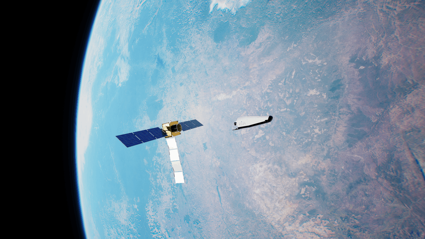 2. Puis va aller se «brancher» sur une sorte de station d’accueil à basse orbite… (Photo: Orbital Views)