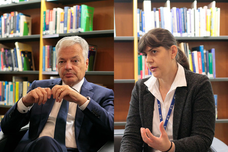 Le commissaire chargé de la justice soutient la demande de 18 millions supplémentaires formulée par Mme Kovesi pour armer le Parquet européen face à la fraude au budget de l’UE. (Photos: Matic Zorman / Maison Moderne)