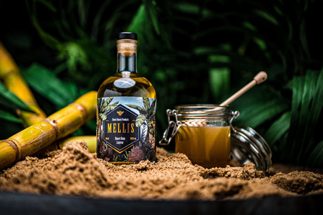 Mellis Honey Rum Liqueur une «liqueur de rhum très douce et naturellement sucrée, qui incorpore le mélange des savoir-faire sud-américain et européen», selon Paul Thein, fondateur de Mellis. (Photo: Mellis)