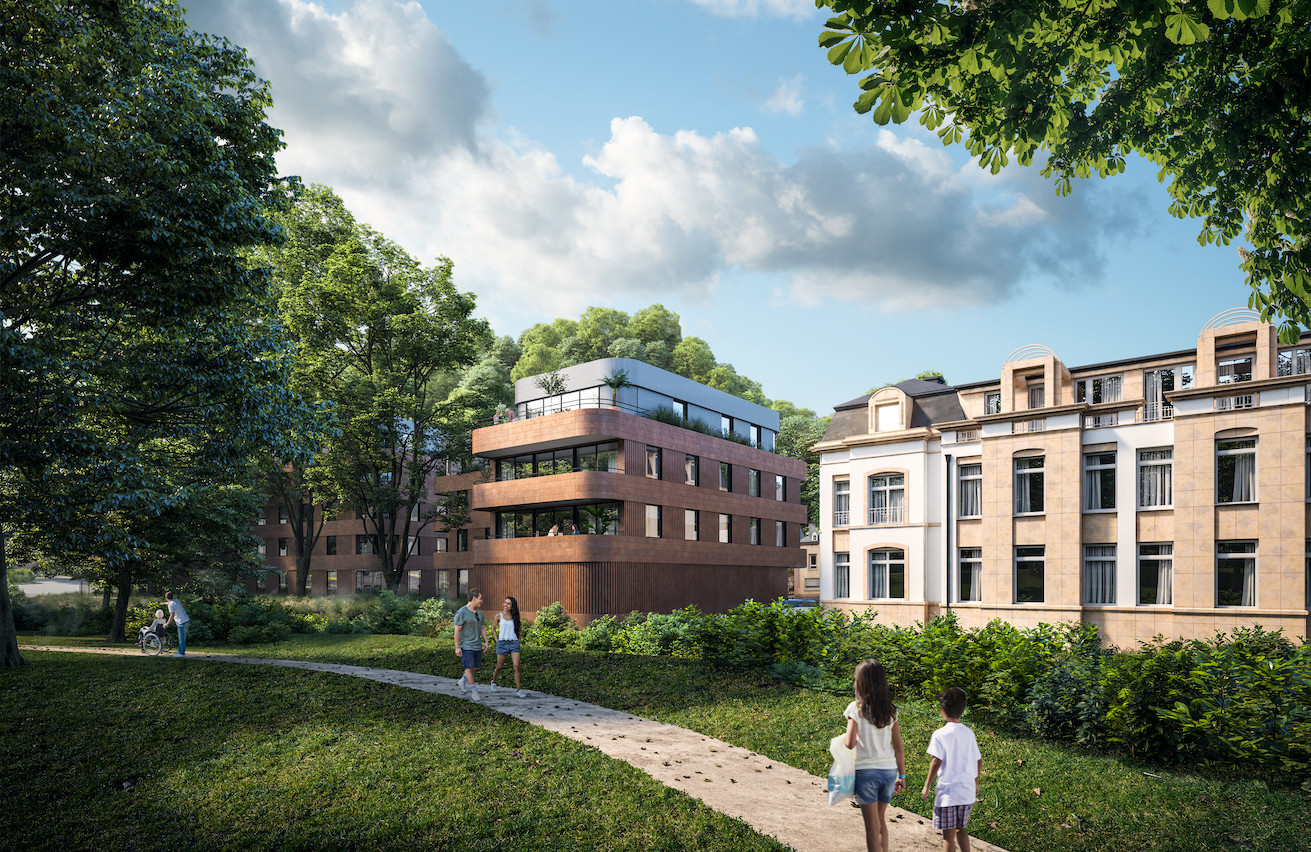 Les nouvelles constructions permettront aux résidents de vivre en ville, mais en connexion avec la nature. (Illustration: ICN)