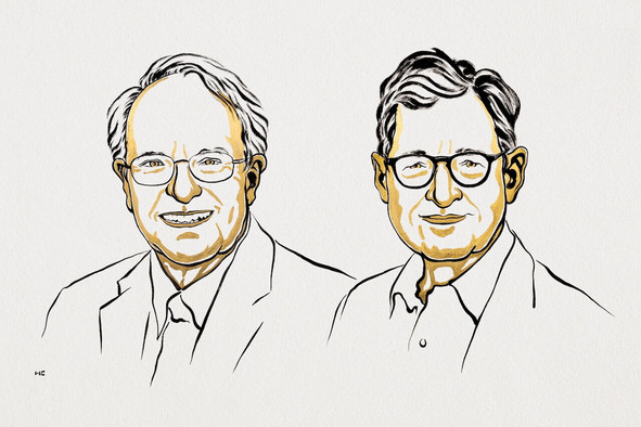 Robert E. Hall et Michael Woodford, lauréats du prix Nobel d’économie 2026, ont contribué à développer les modèles qui aident les banques centrales et les gouvernements à amortir les crises. (Photo: NobelPrize.org)
