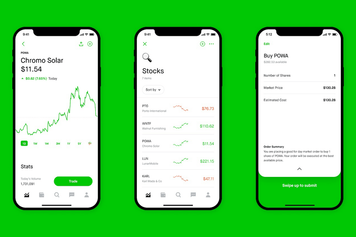 Avec le rachat de Bitstamp, Robinhood va pouvoir étendre son offre vers les cryptos et rivaliser avec Binance et Coinbase. (Photo: Robinhood)