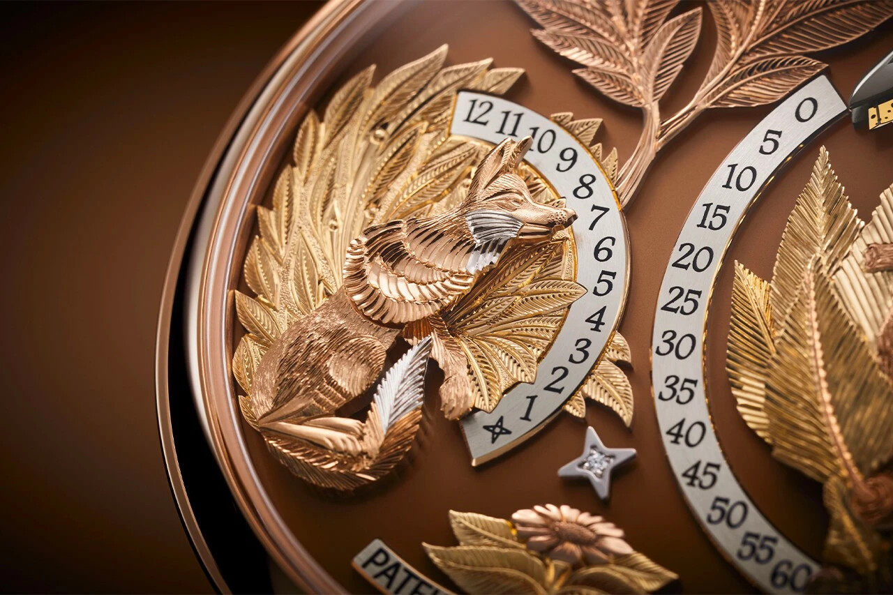 The Crow and the Fox, or another way of interpreting time. (Photo: Patek Philippe)