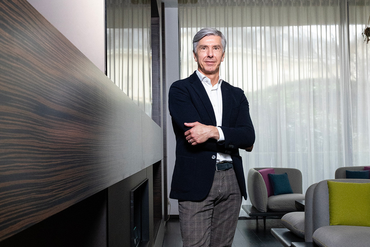 In a sector in crisis, Luxreal president Romain Muller nevertheless sees opportunities for real estate development. Photo: Eva Krins/Maison Moderne
