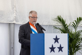 Le bourgmestre de Lintgen, Henri Wurth, a regretté le départ de l’entreprise, fin 2024… mais un nouveau quartier sera construit à cet endroit. (Photo: Romain Gamba / Maison Moderne)