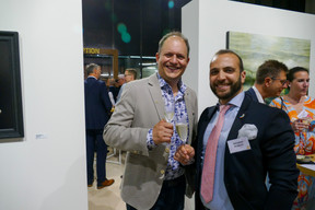 Stéphane Louis (left), managing director at Lux-advisory; Riccardo Pedrotti, member of Rotary International.  Photo: Rotary Club Luxembourg Hearts 