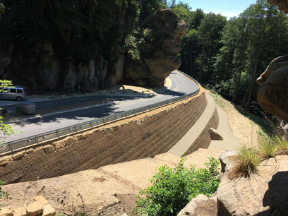 Le CR364 a été totalement remis en état et est à nouveau accessible. (Photo: Ponts et chaussées)