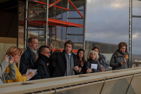 Thierry Behiels (Codic) sur les hauteurs du Royal-Hamilius. ((Photo: Matic Zorman))