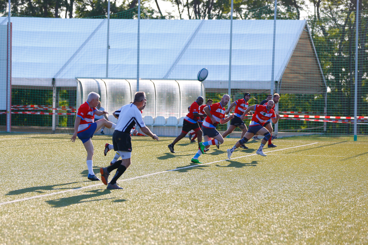 Rugby Club Luxembourg hosted a game for veterans and juniors this weekend to mark the occasion. Photo: Craig Griffiths