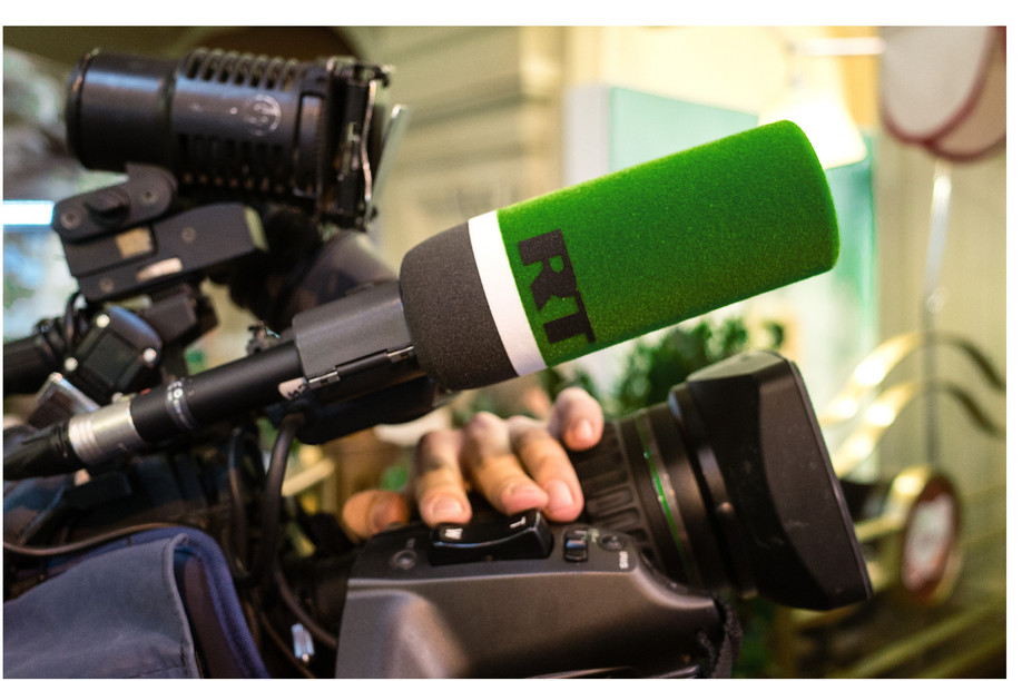 Launched in 2017 in France, the Russian television channel RT has seen its audience grow steadily. (Photo: Shutterstock)